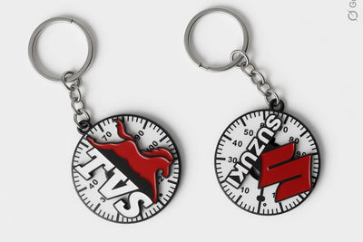 New tvs / suzuki bike rotating mix keychain Pack of 5 (eff price 45) (With Packing)
