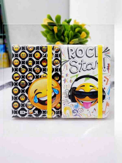 Set of 2 rocks star strap diary