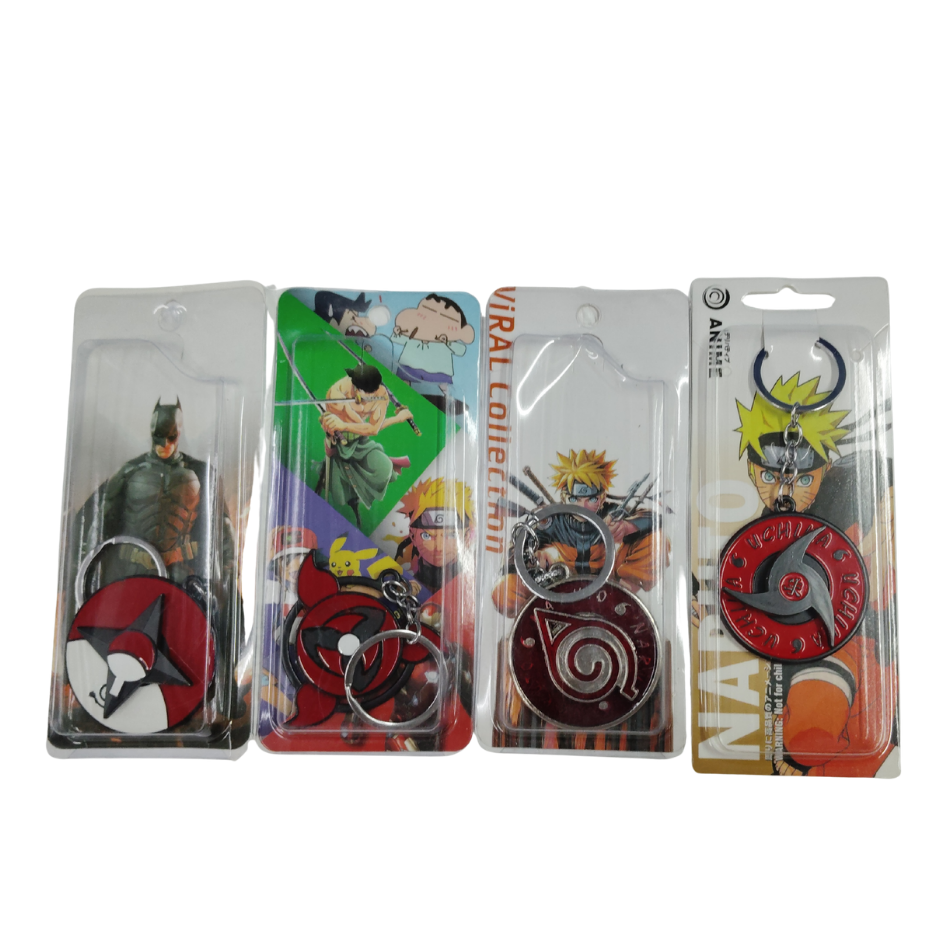 New natuto logo m2 rotating mix keychain Pack of 5 (eff price 45) (With Packing)