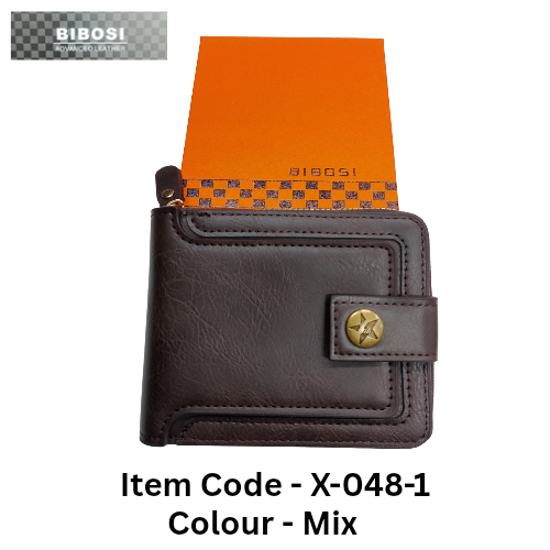 Men's Leather Wallet (Mix Colour) (Item-X-048-1)