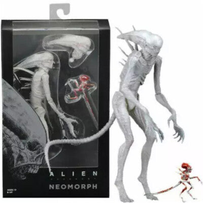NCA -KO White Alien Covenant Neomorph 7 Action Figure Collection