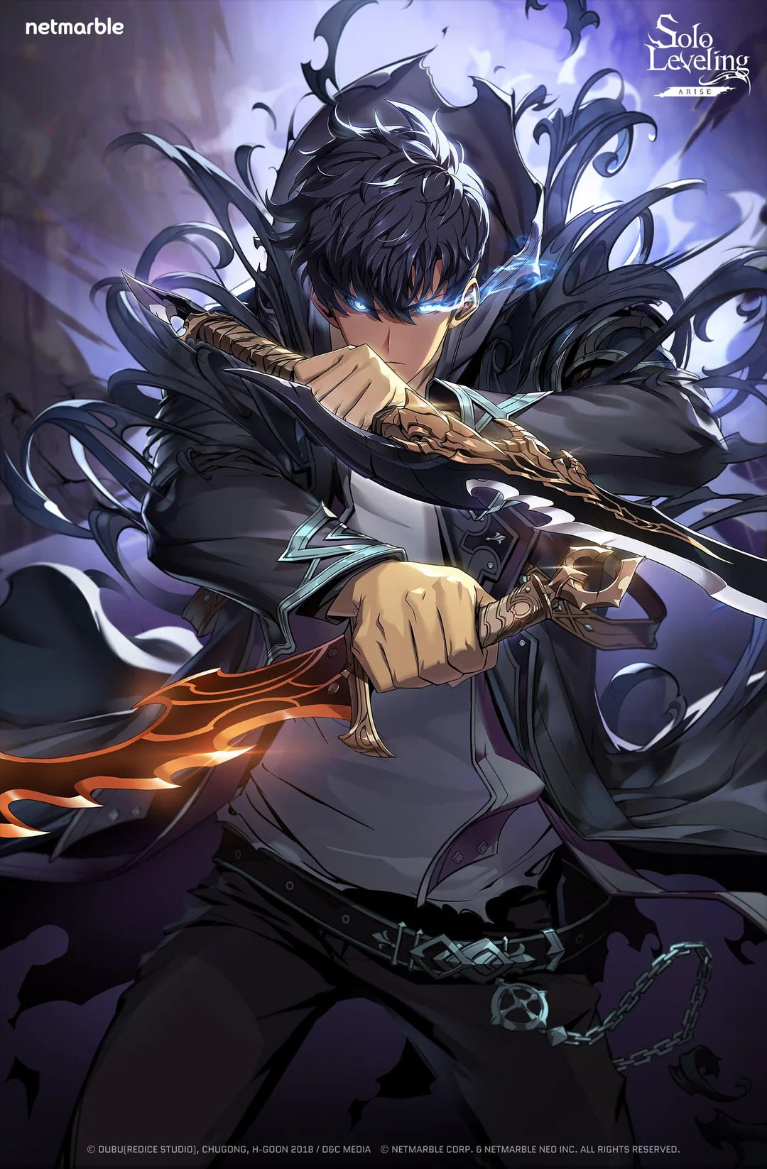 Solo leveling red full size 60cm chaku ( Solochaku-2 )