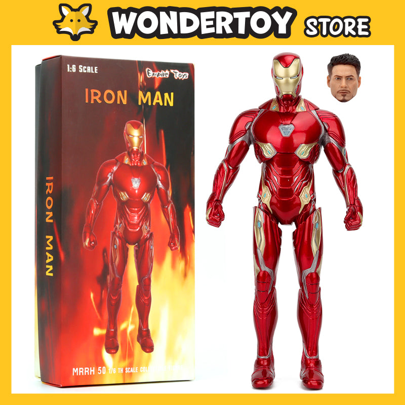 Empire Toys Double Face Iron Hero Figure