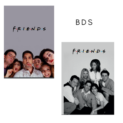2 Pc Ovaku Set Friends Diary A5 100 leafs/200 pages