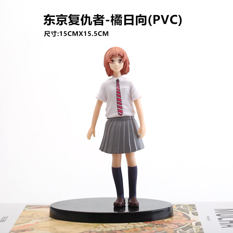 Tokyo Revengers Anime Action Figures 16cms Hinata Tachibana Figurine