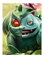 Bulbasaur pokimon 3d Poster