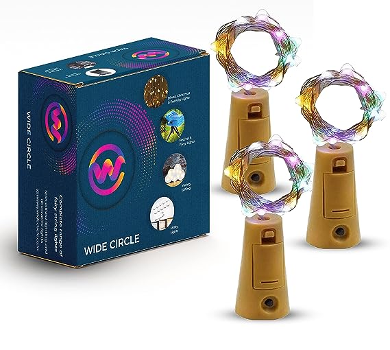 2 mtr multicolour Fairy light Pack of 12 (Net price -15)