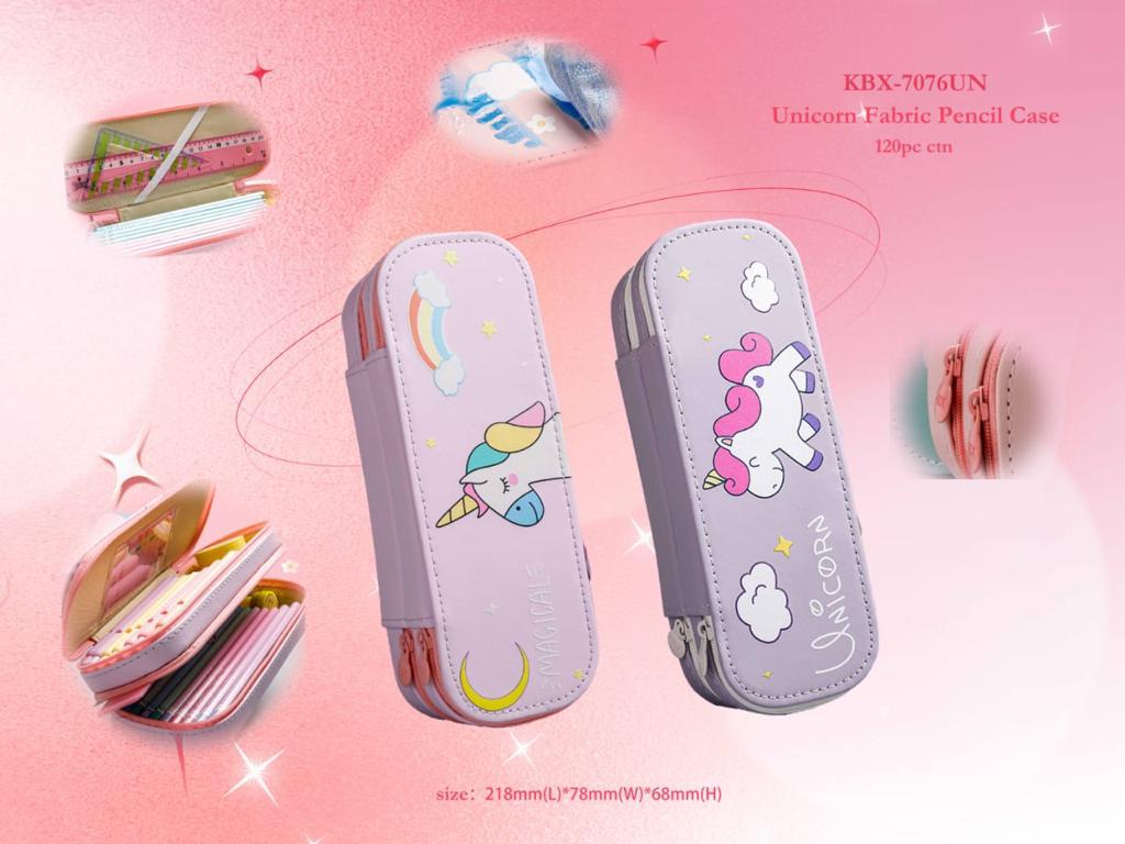 Unicorn Double decker pencil pouch