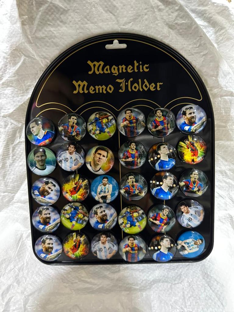 Ronaldo / messi mix design fridge magnet Pack of 36 ( eff price 17 each )