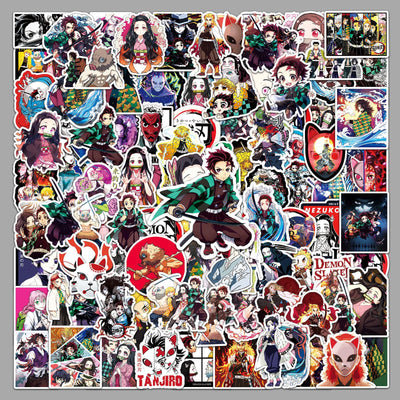 demon slayer Stickers set of 50 Pack of 2 ( Net price - 70)