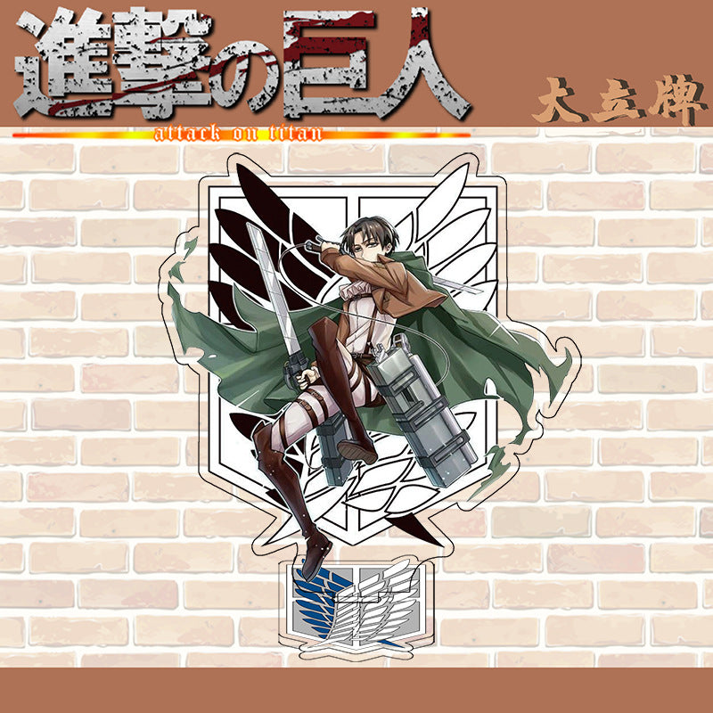 Pack of 2 Attack on Tittan Symbol Acrylic standie (eff. Price 110)