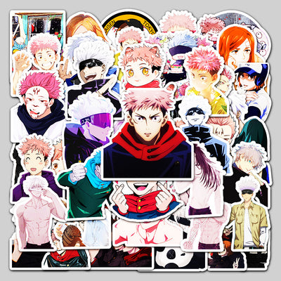 jujutsu kaisen Stickers set of 50 ( Pack of 2 ) Net price - 70
