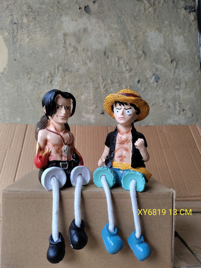 ace & luffy leg hangings showpiece