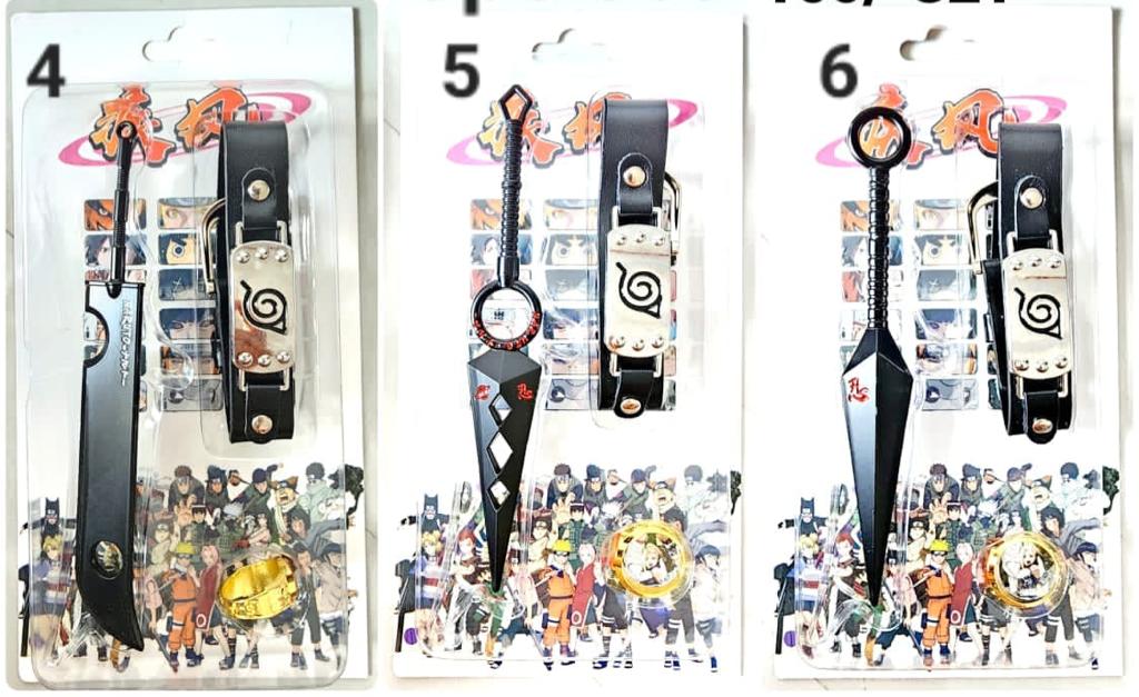 Natuto 3 pc kunai accesories set