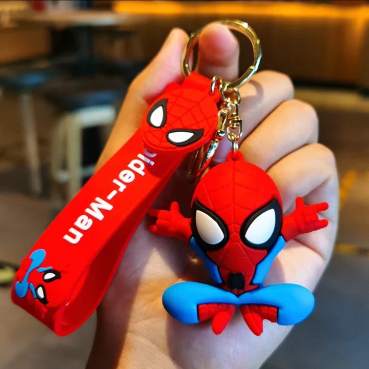 Amazing Spidy Rubber keychain