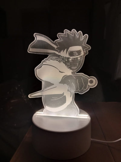 Natuto Kunai 3d Lamp