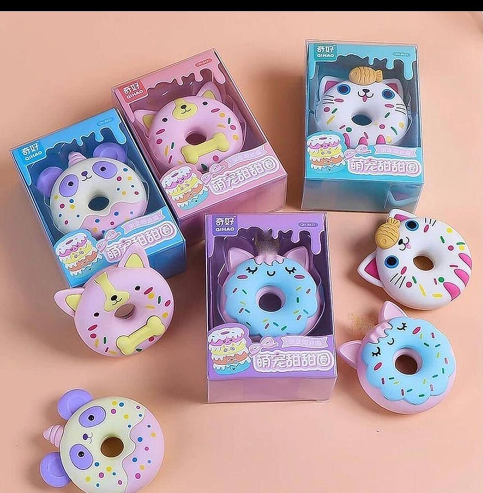 3 pcs - Jumbo Donut Eraser (eff price 60)