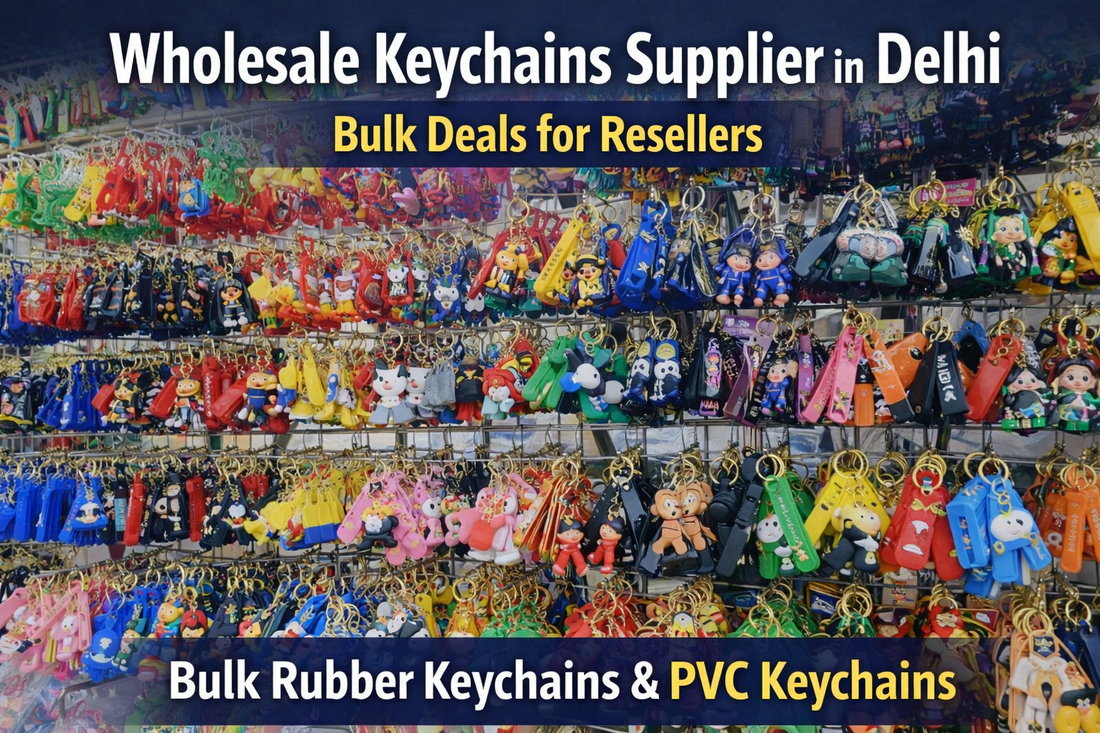 Wholesale keychains supplier in Delhi rubber PVC keychains bulk deals