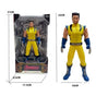 9 inch 23CM high imitation soft glue wolvorene human face , with rotatable joints,
