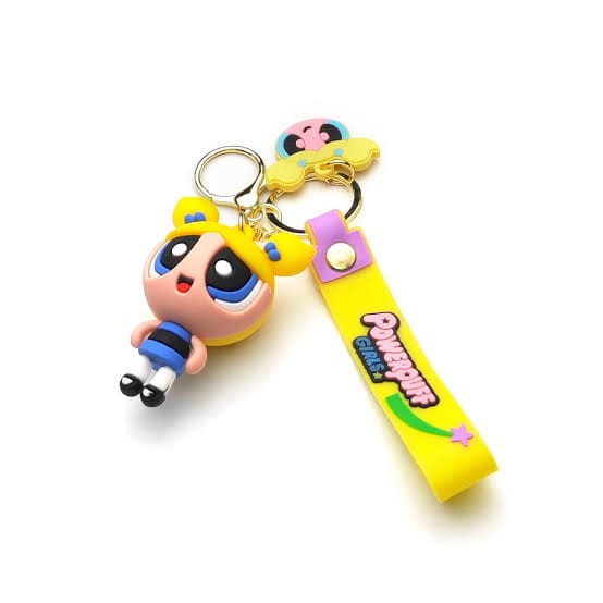 3pcs - Power puff girl Rubber keychain (eff price 35)