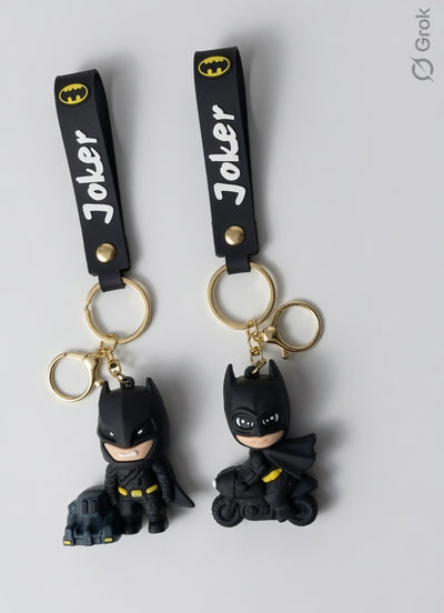3pcs - mix design batty Rubber keychain (eff price 35)