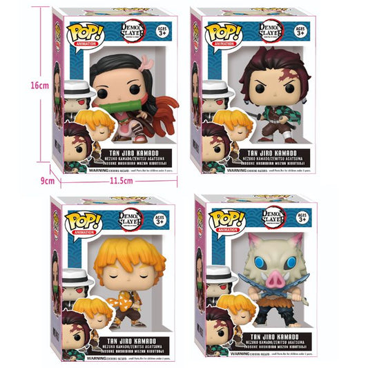 4pcs - Demon Slayer Fun Pop