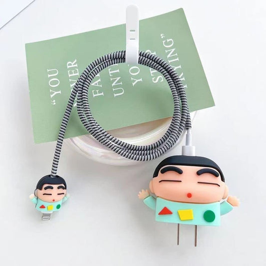 Set of 2 - Shinchan Apple 20W Sillicone Charger Cover