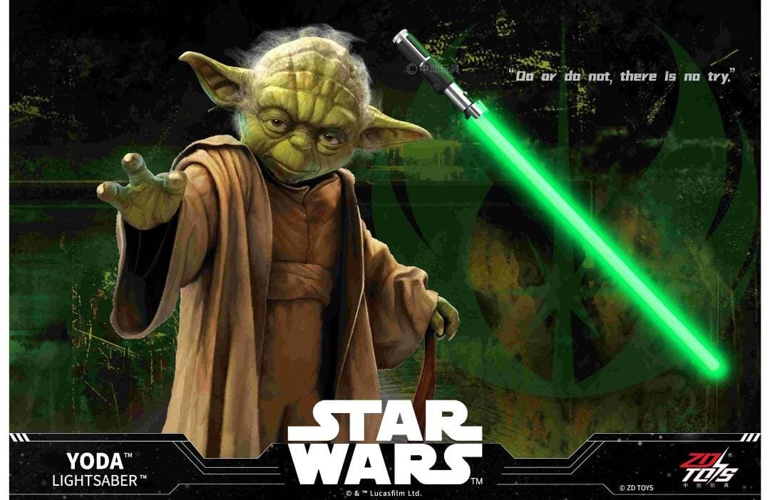 6 Pc Display Box - ZD Toys Light Saber "YODA" 1961-04 (Net price 2550/pc)