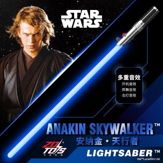 6 Pc Display Box - ZD Toys Light Saber "Anakin Skywalker" 1961-03 (Net price 2550/pc)