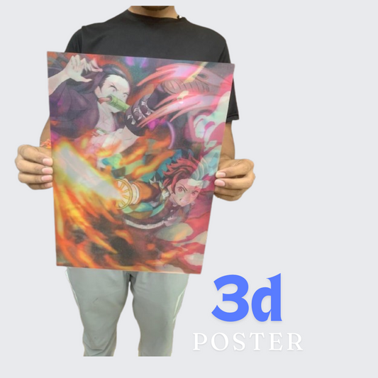 2pcs-Nejuka Kick 3d poster net price  105