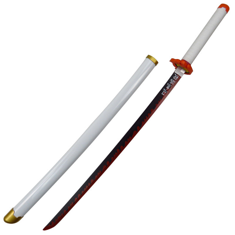 Demon Slayer fire 104 Cm Wooden Katana fully assembled