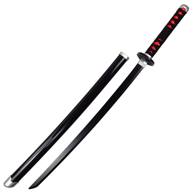 Tanjiro Black 104 Cm Wooden Katana fully assembled