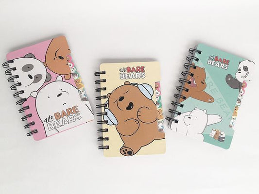 Set of 6 We Bare Bears Diary Mix Design (eff price 38)- 80K-1266