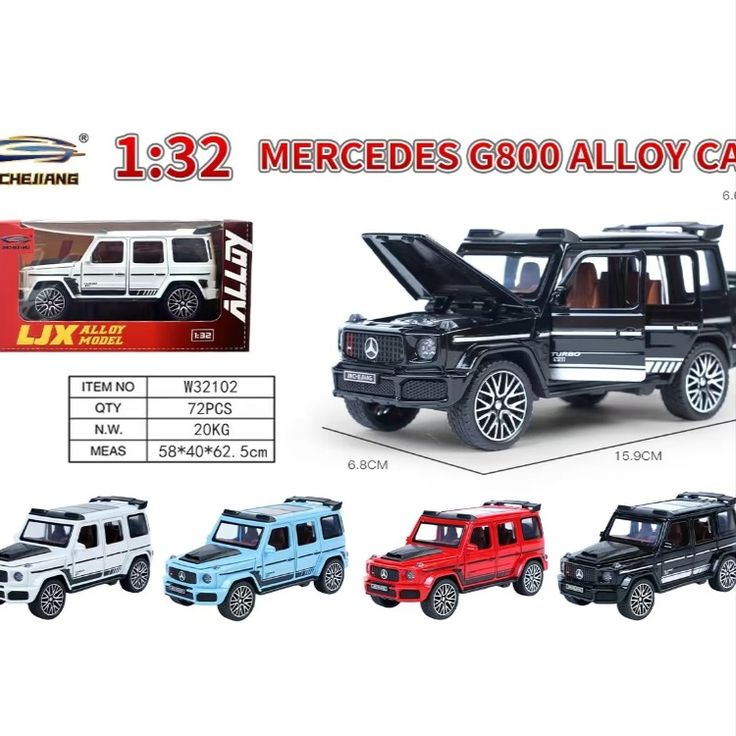 1:32 merc g 800 model