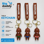 3pcs - New Black baby Rubber keychain (eff price 35)