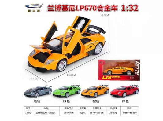 1:32 Lamborghini LP670 Car Model with light & Sound