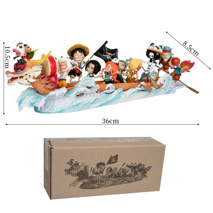 36 cm Big Long Luffy Boat