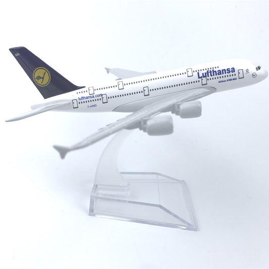 LufthansaA380 16 CM MODEL PLANE METAL ALLOY