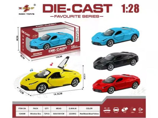 1:32 Ferrari Diecast Model Car Pull Back Vehicle Kids Decor Collection Toy