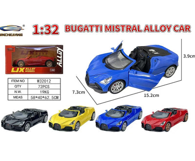 1:32 Bugati Mistral Die cast Model