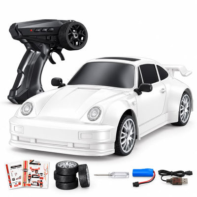 1:24 RC Racing Car 911 - White