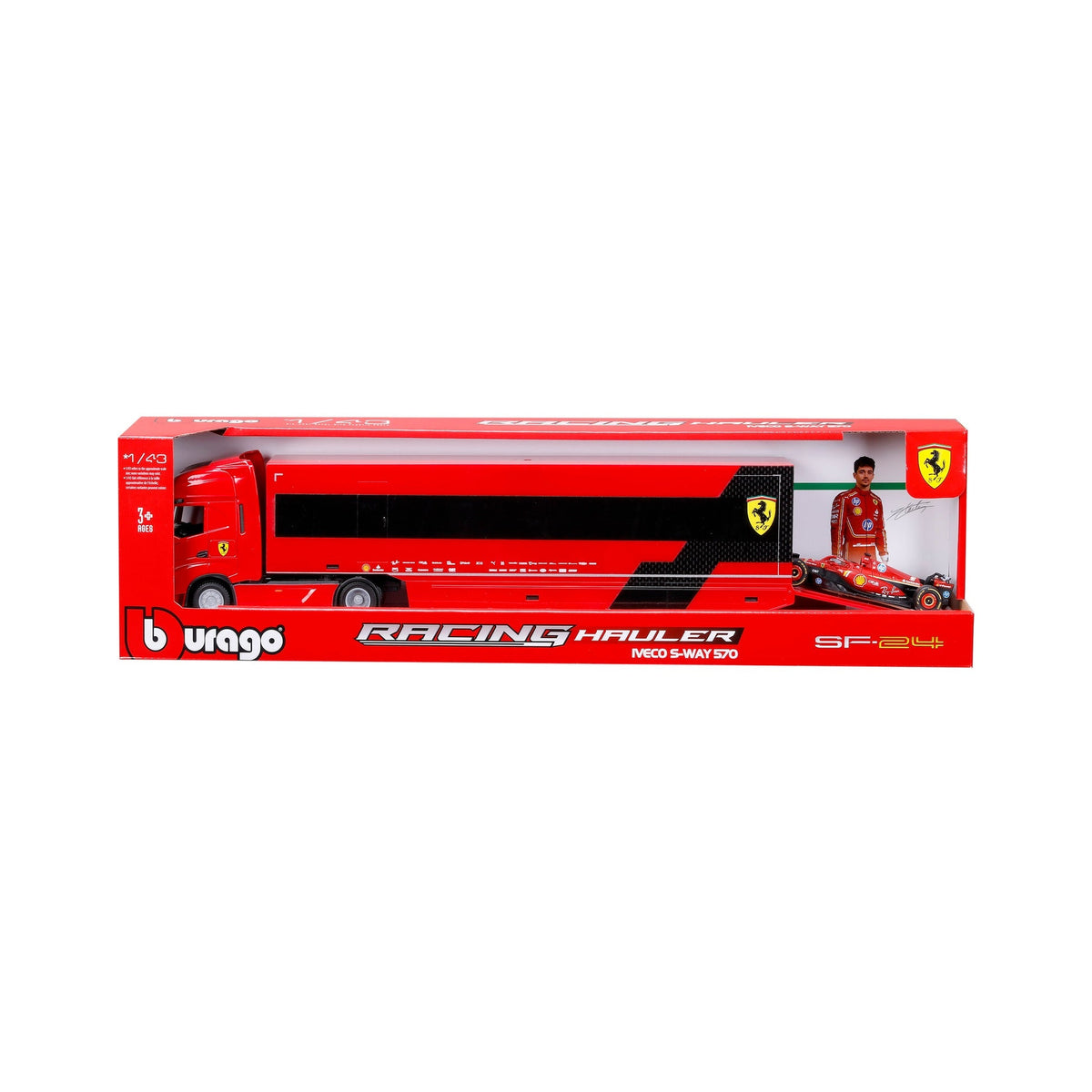 Burrago 1/43 #16 Racing Hauler