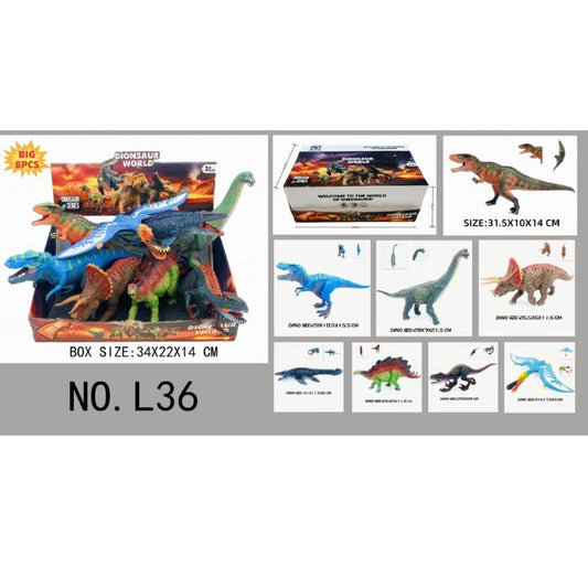 8pcs- 1 Box dinasaur big dino (eff price 210/pc)