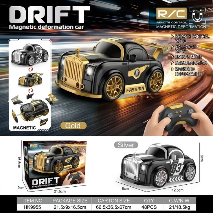 Magnetic Body-Swap Drift Car RC