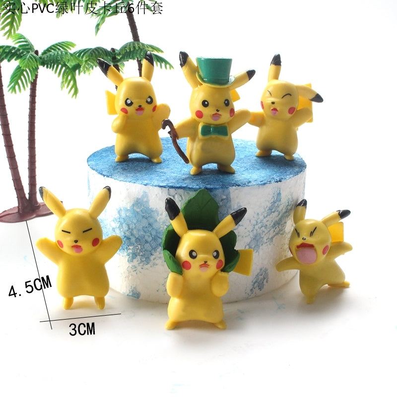 Peekachu chibby set of 6