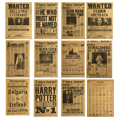 20pcs - Hp (magic Boy) Mix Posters B Net price 22 (random)