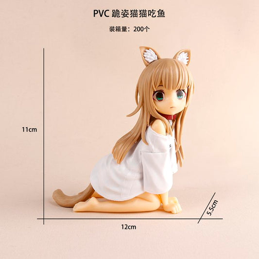 Anya kneeling japanese figure