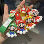 3pcs - New mix color mario Rubber keychain (eff price 35)
