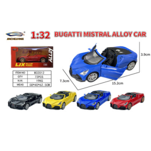 1:32 Bugatti Mistral die-cast Die cast Car