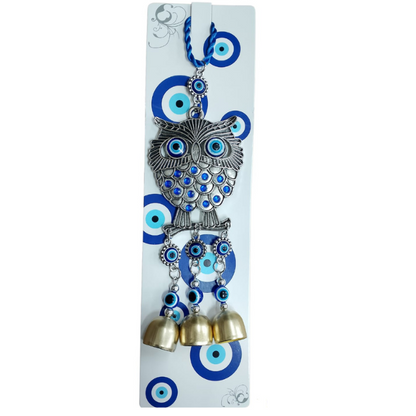 Owl Evil eye bells wall hanging Pack of 3 ( Net price - 135 )